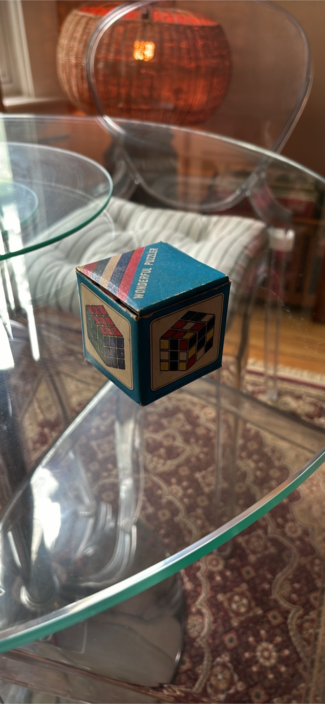 Vintage Puzzle Cube in Box - photo 3