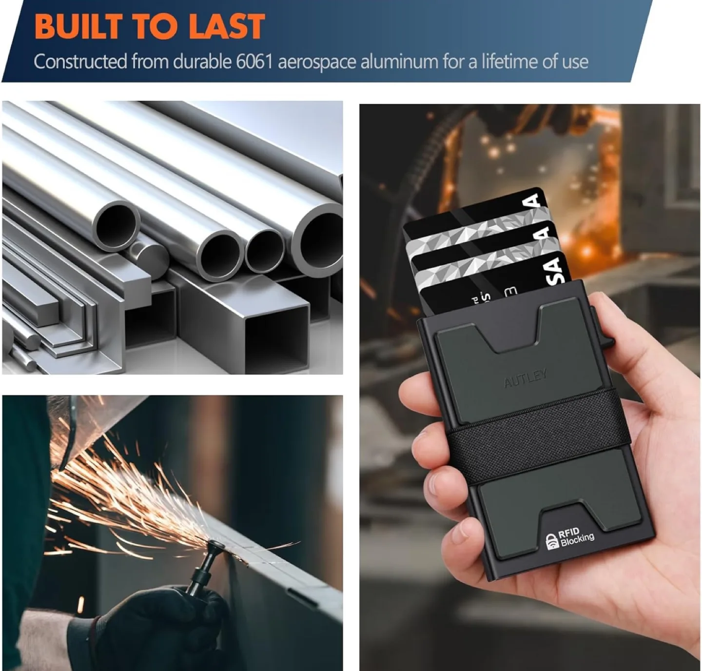 *NEW* RFID Blocking Card Holder & Money Band Wallet image indicator(9)