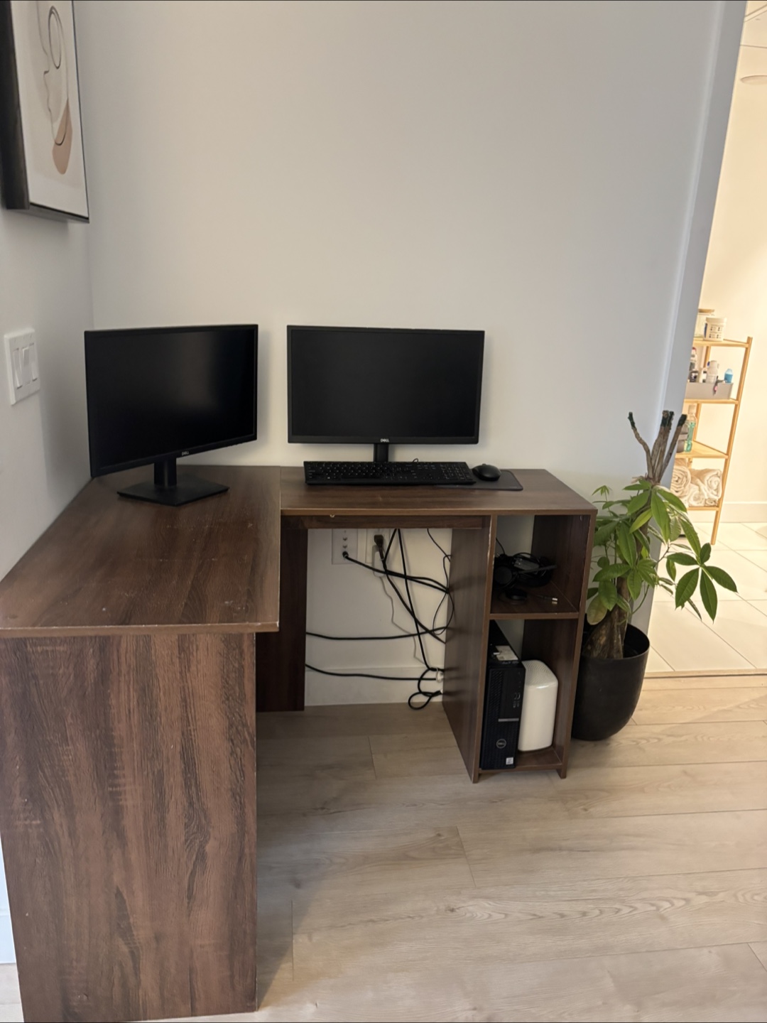 L-Shaped Computer Desk FREE