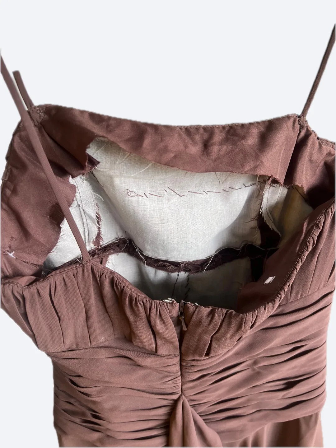 Brown Pleated Dress image indicator(4)