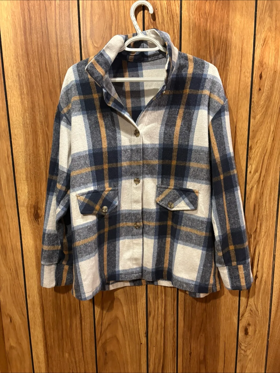 Plaid jacket (Never worn) (Large)(Women’s) image indicator(3)
