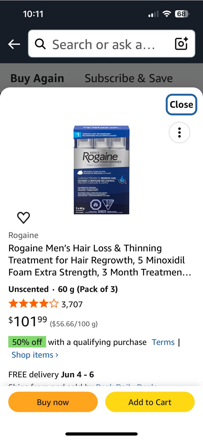 Rogaine Men's Hair Loss Treatment