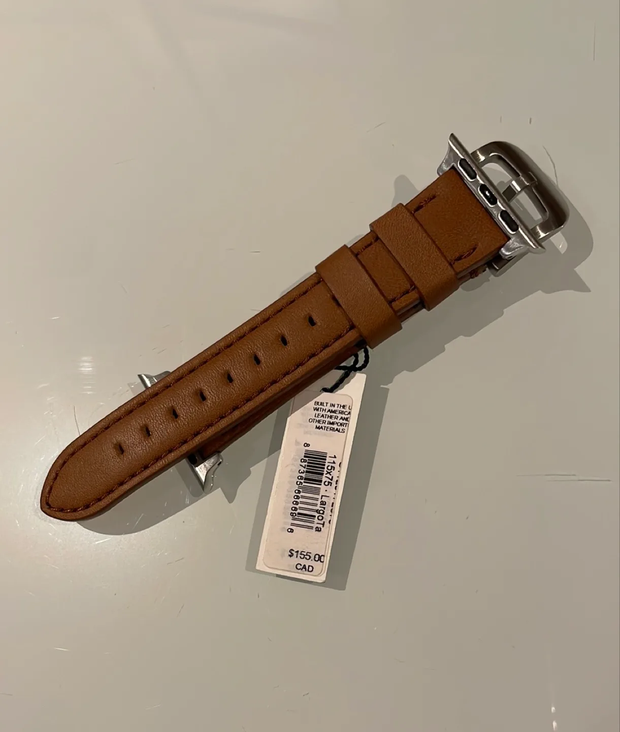 *NEW* Shinola Detroit Apple Watch Band - Leather Strap image indicator(3)