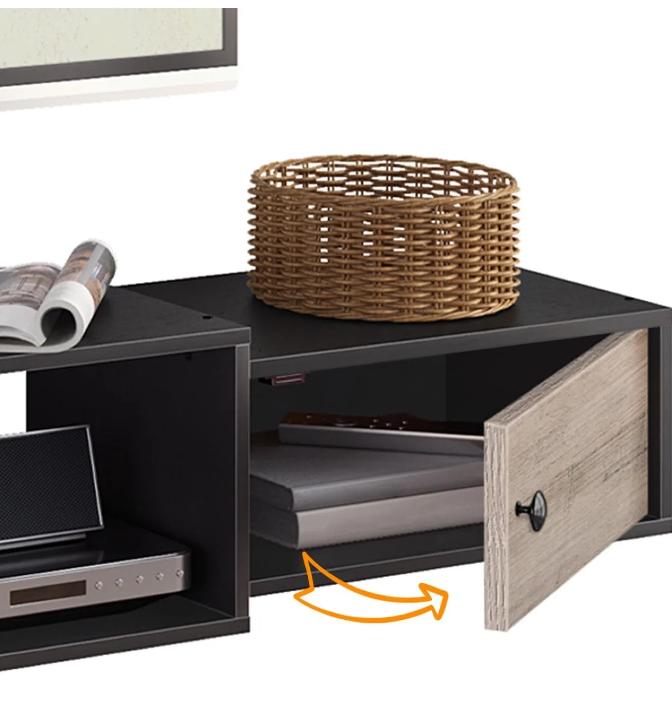 Brand new Floating TV Stand with Power Outlets 55" image indicator(8)