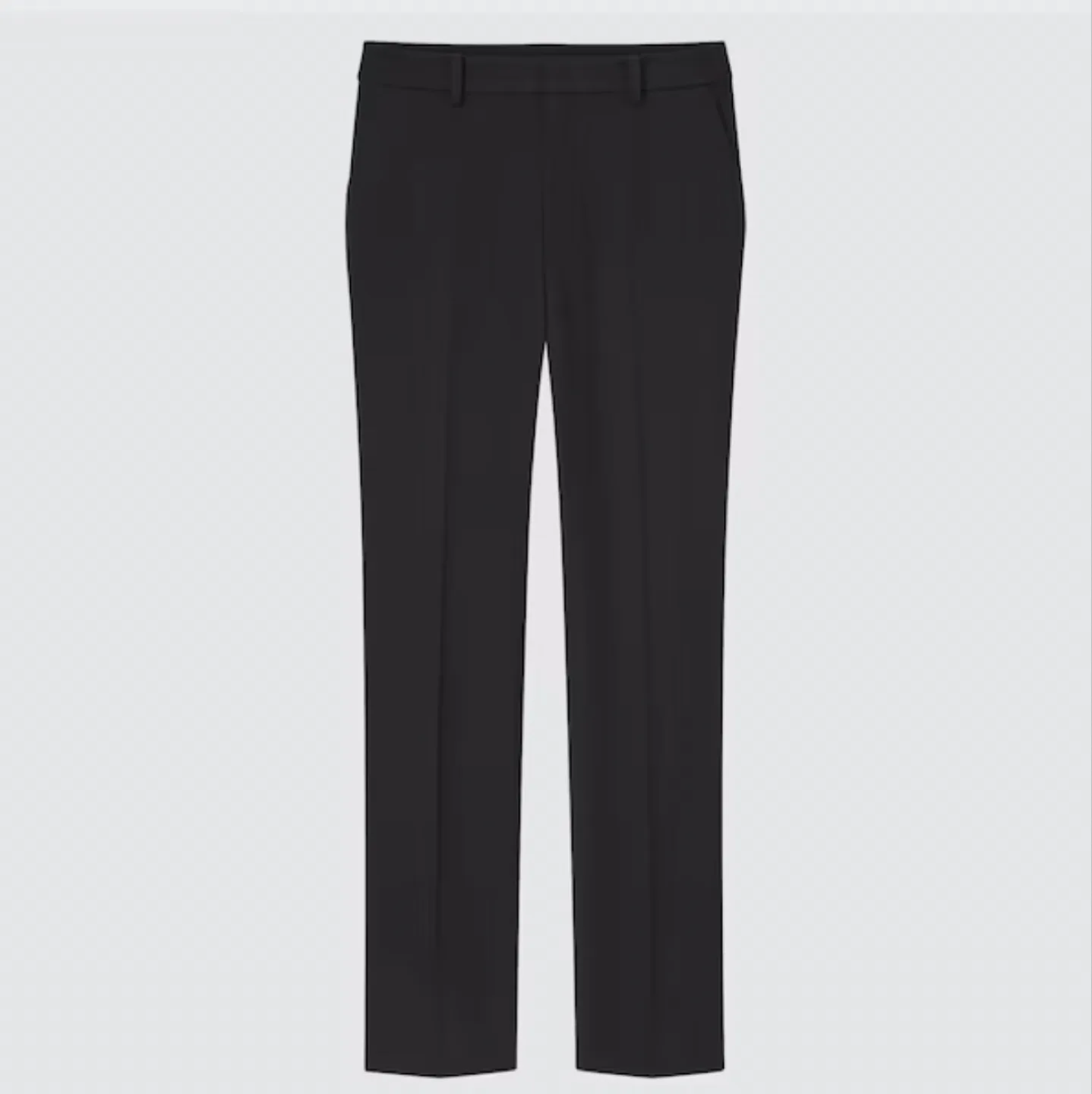 NEW💕 Uniqlo women's tapered pants black (small) image indicator(2)