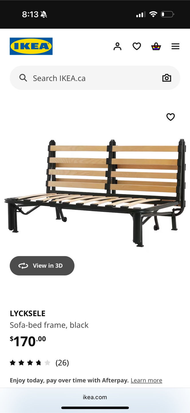 IKEA Lycksele Sofa Bed - photo 2