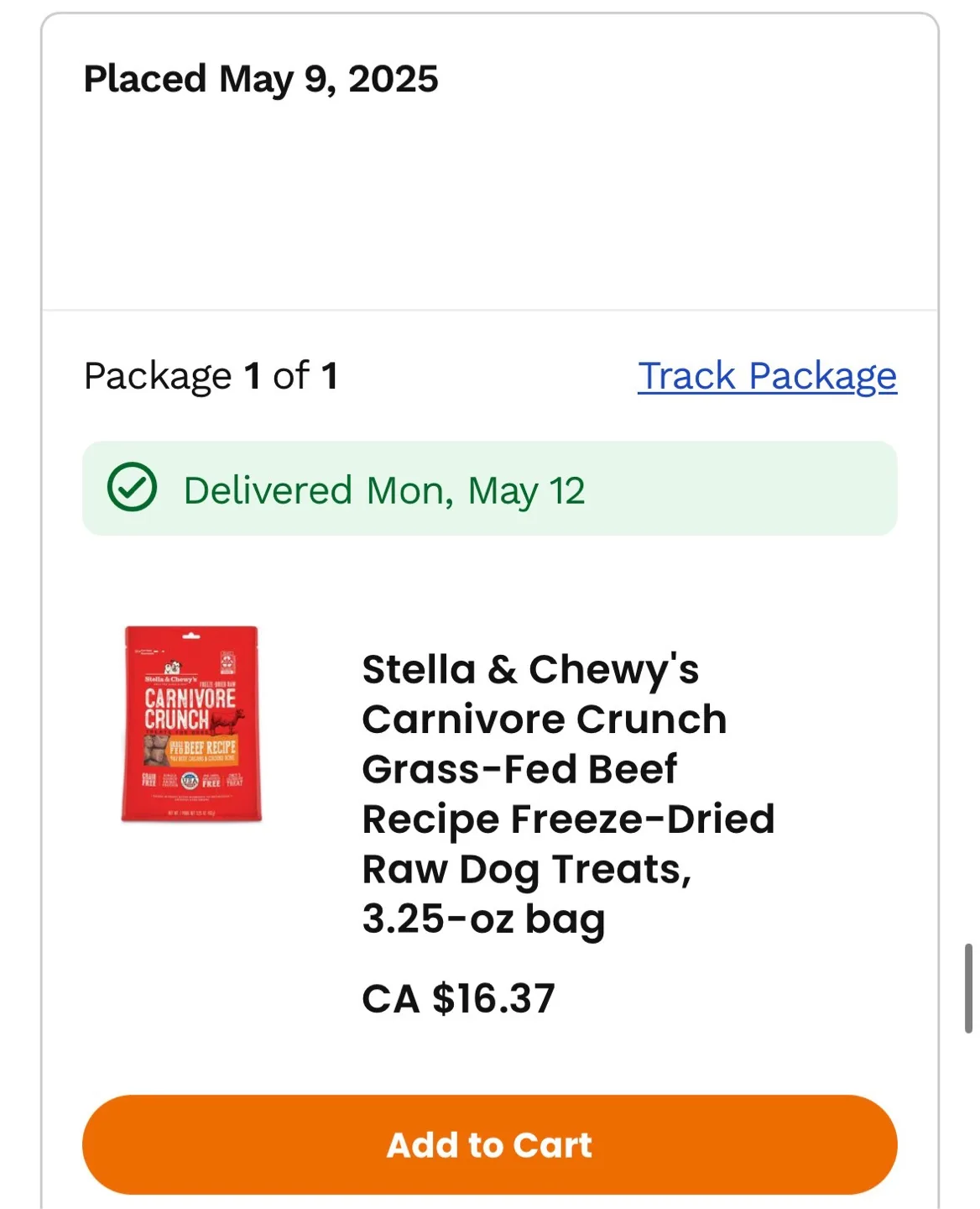*OPEN BAG* Stella & Chewy's & Caledon Farms thumbnail