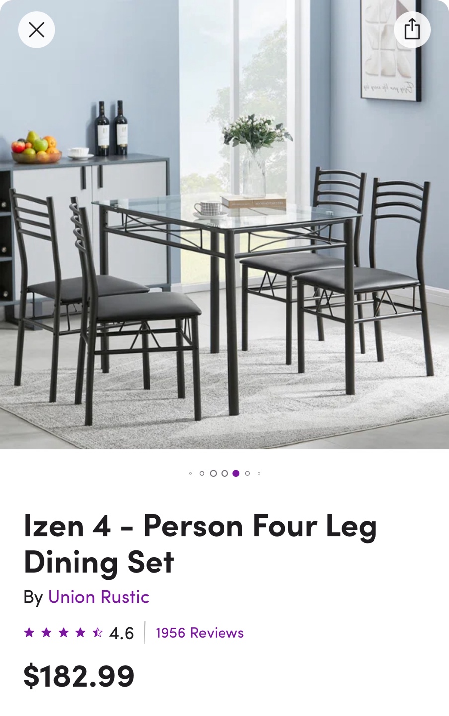 Dining Table Set - photo 2