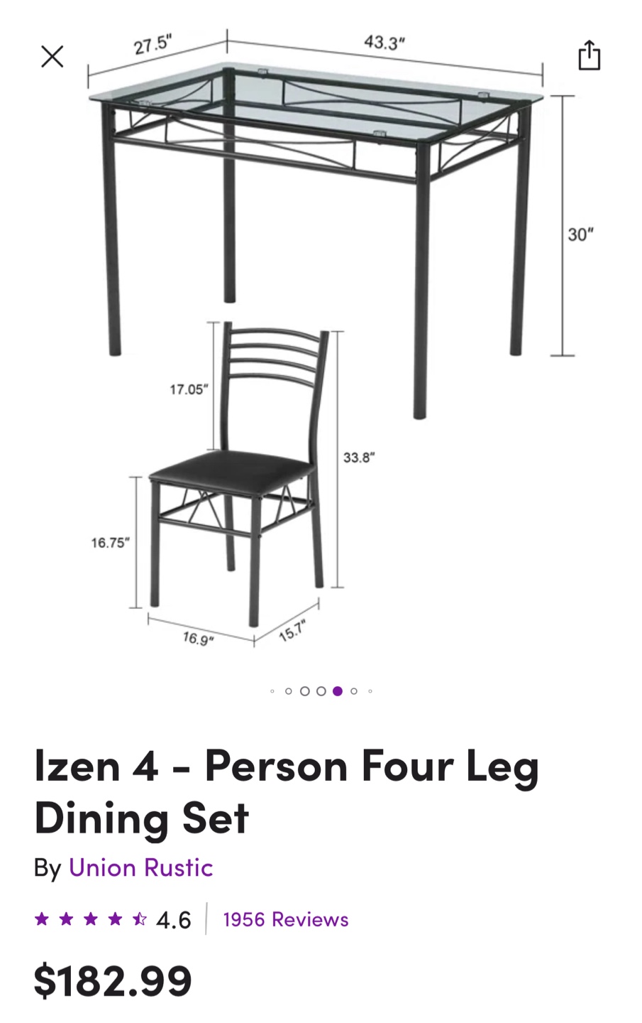 Dining Table Set - photo 3