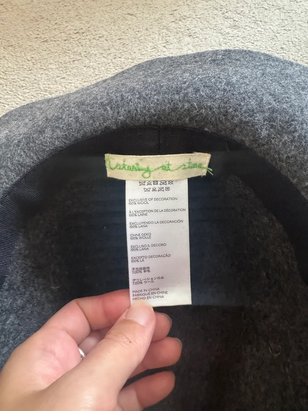 Wool Grey Fedora Hat image indicator(3)