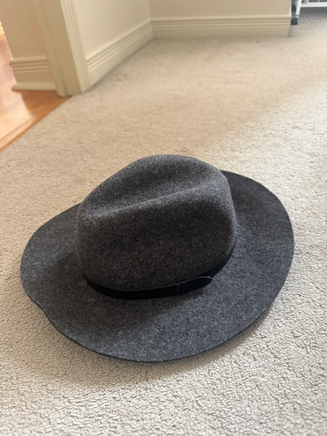 Wool Grey Fedora Hat image indicator(2)