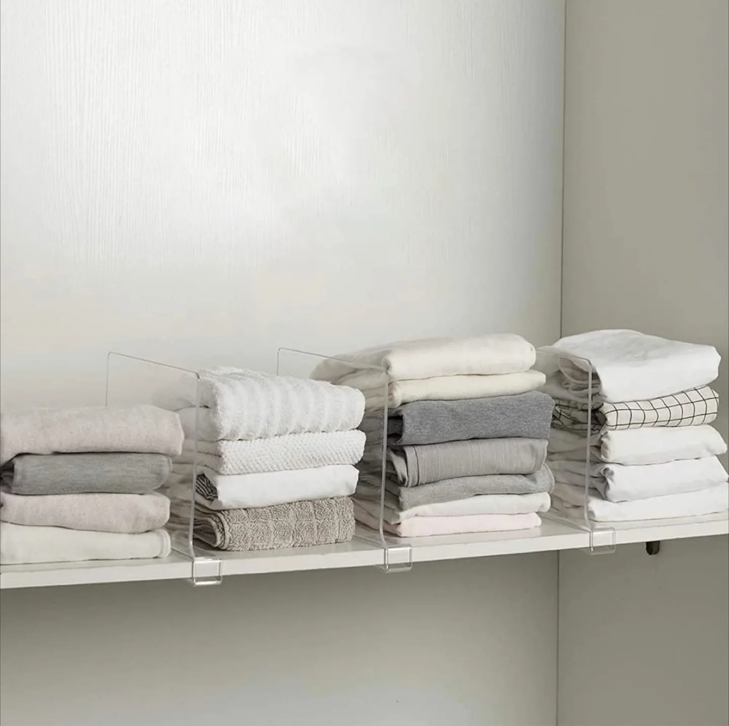 Brand New! 8pcs Acrylic Shelf Dividers image indicator(2)