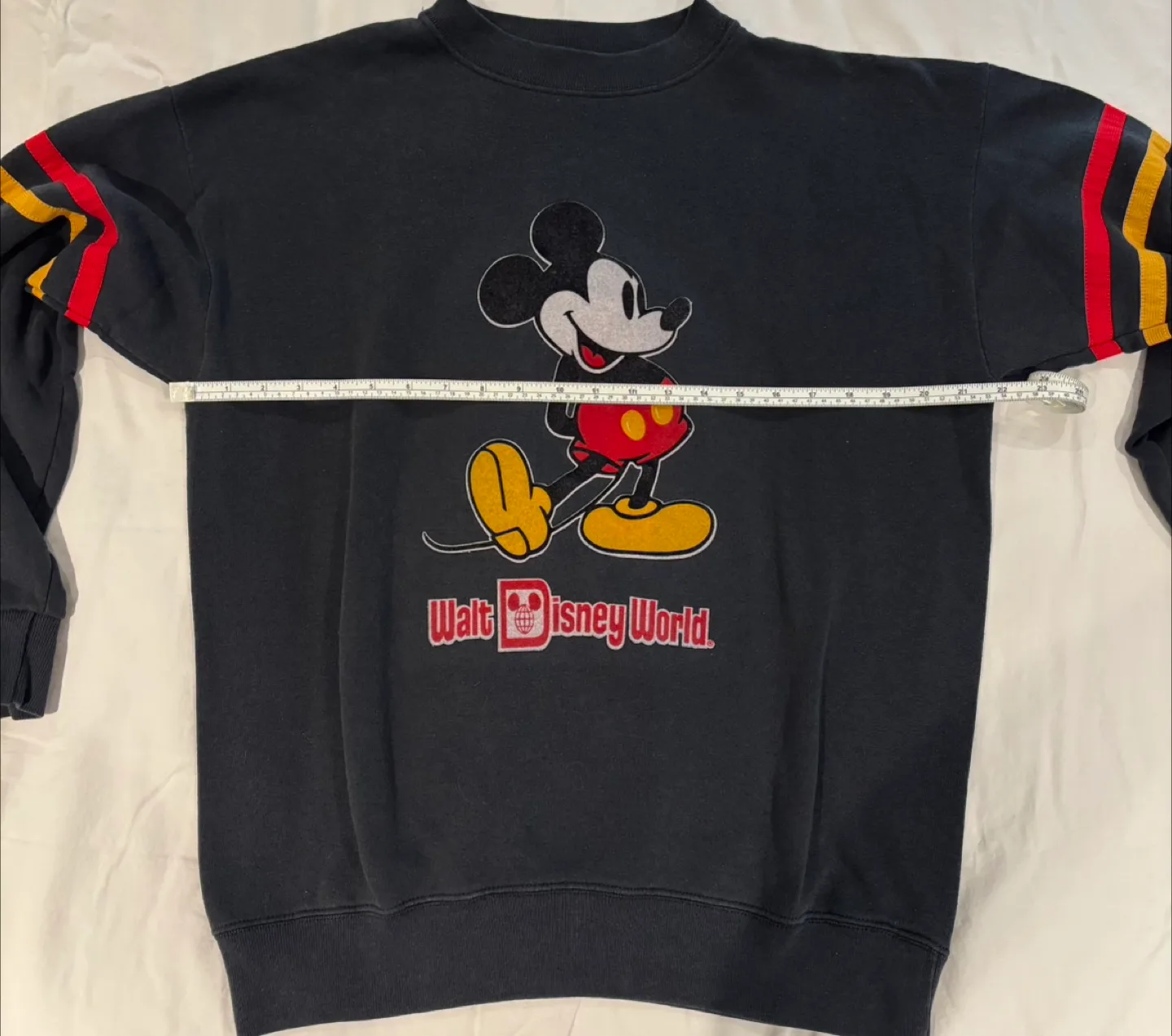 VINTAGE 80’s Mickey Mouse Disney Crew Neck Sweatshirt Sz XL image indicator(4)