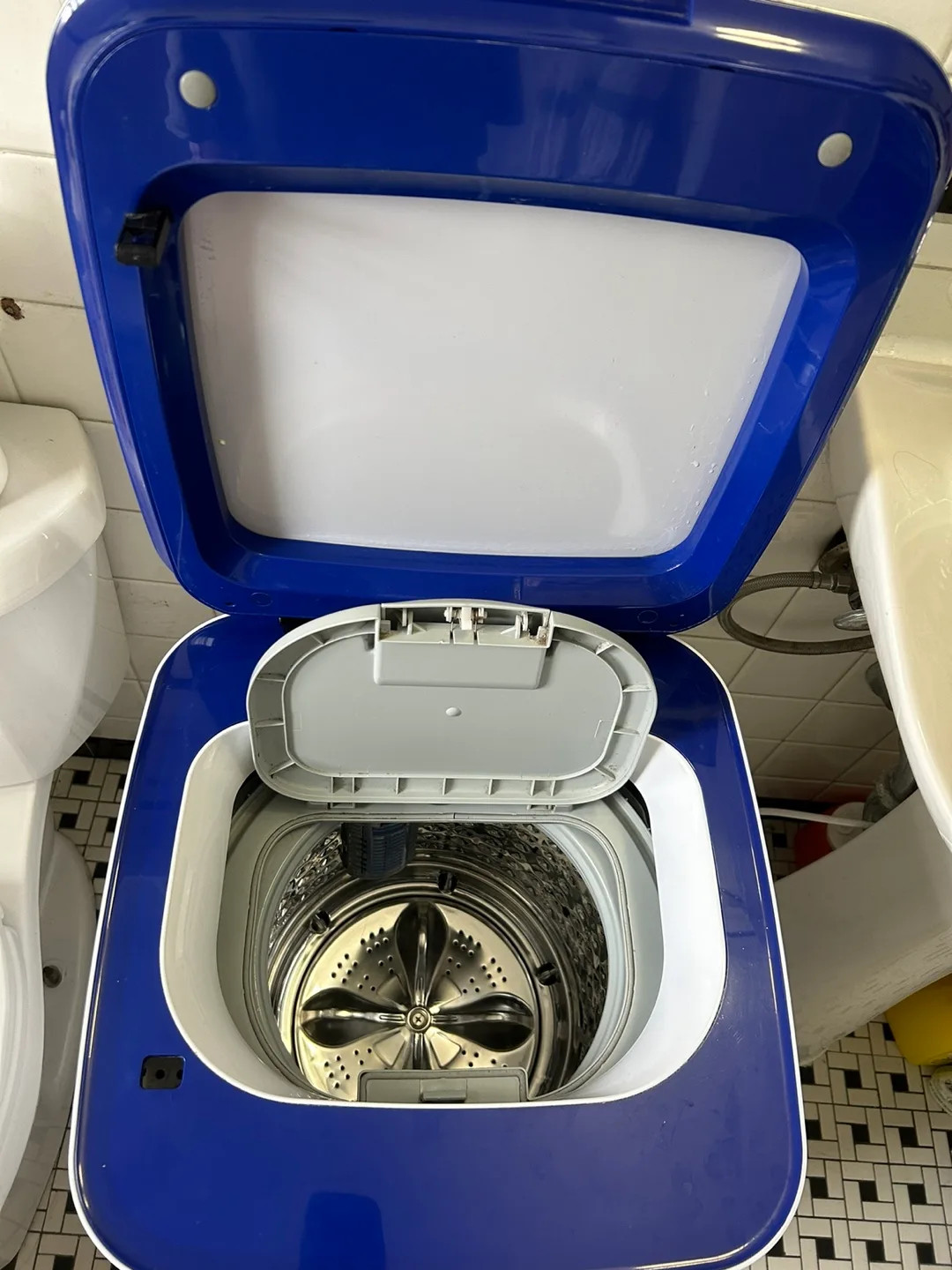 COSTWAY 7.7 lbs Full-Automatic Washing Machine image indicator(7)