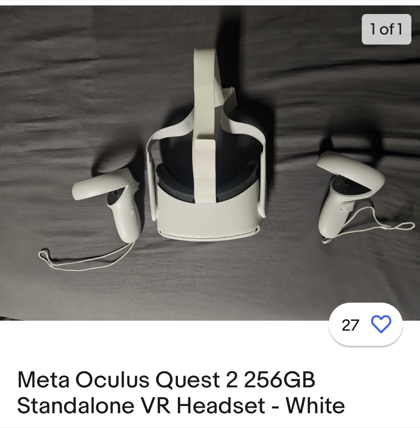 Meta Oculus Quest 2 VR Headset