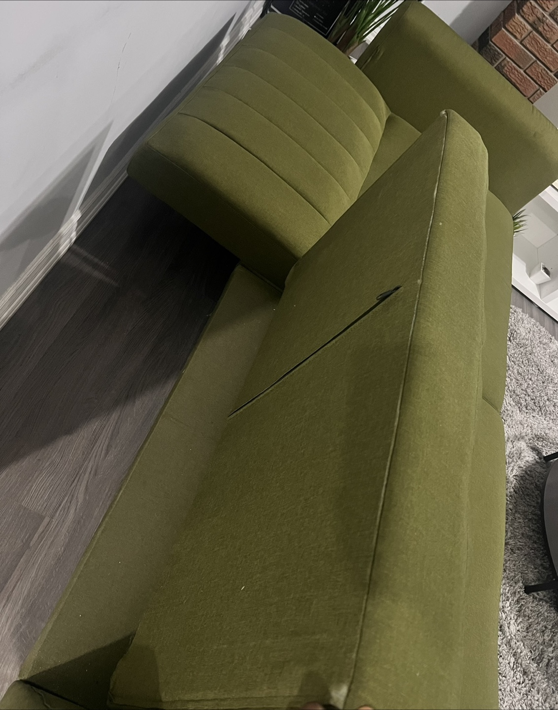 Moving Sale - Green Sofa - photo 5