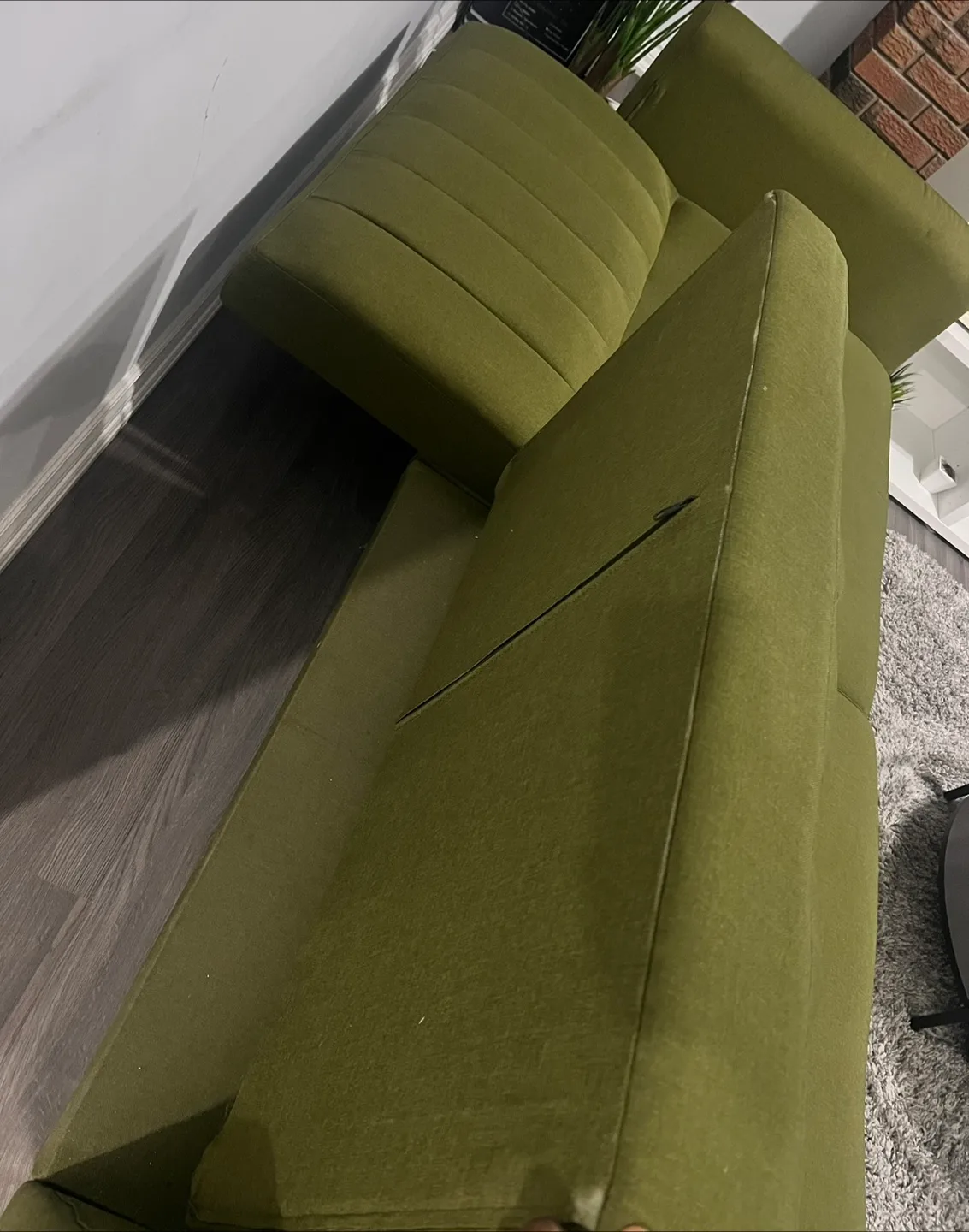 Moving Sale - Green Sofa image indicator(5)