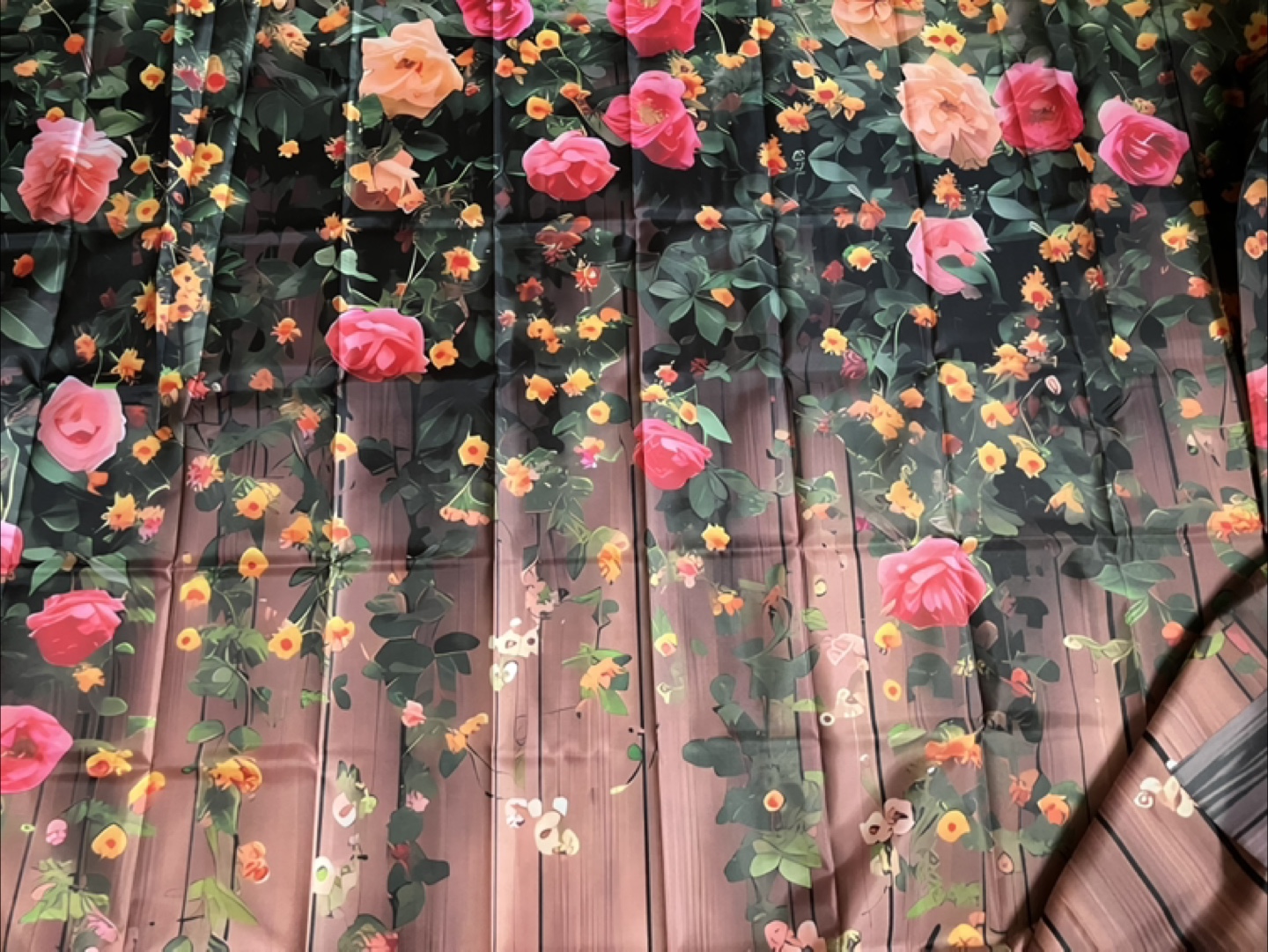 Garden design photo backdrop
