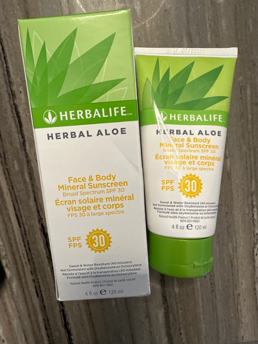 Herbalife Herbal Aloe Face & Body Mineral Sunscreen SPF 30