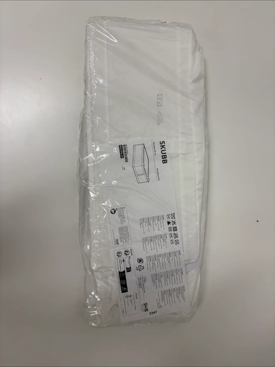 IKEA SKUBB Storage Box - White thumbnail