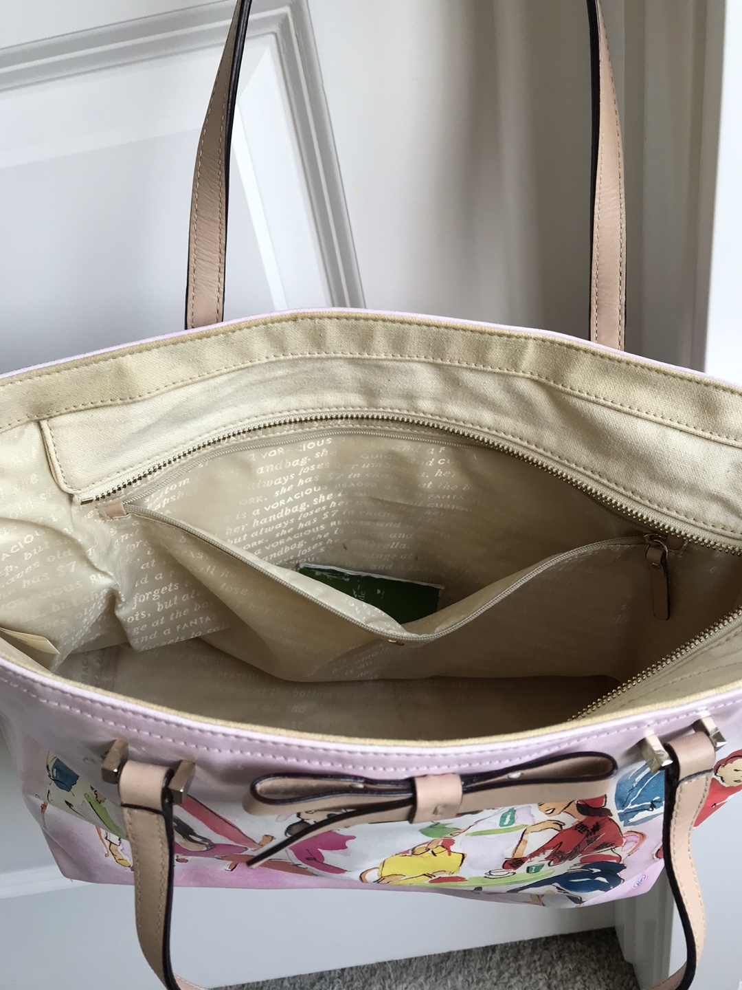 Kate Spade Pink Tote Bag - photo 3