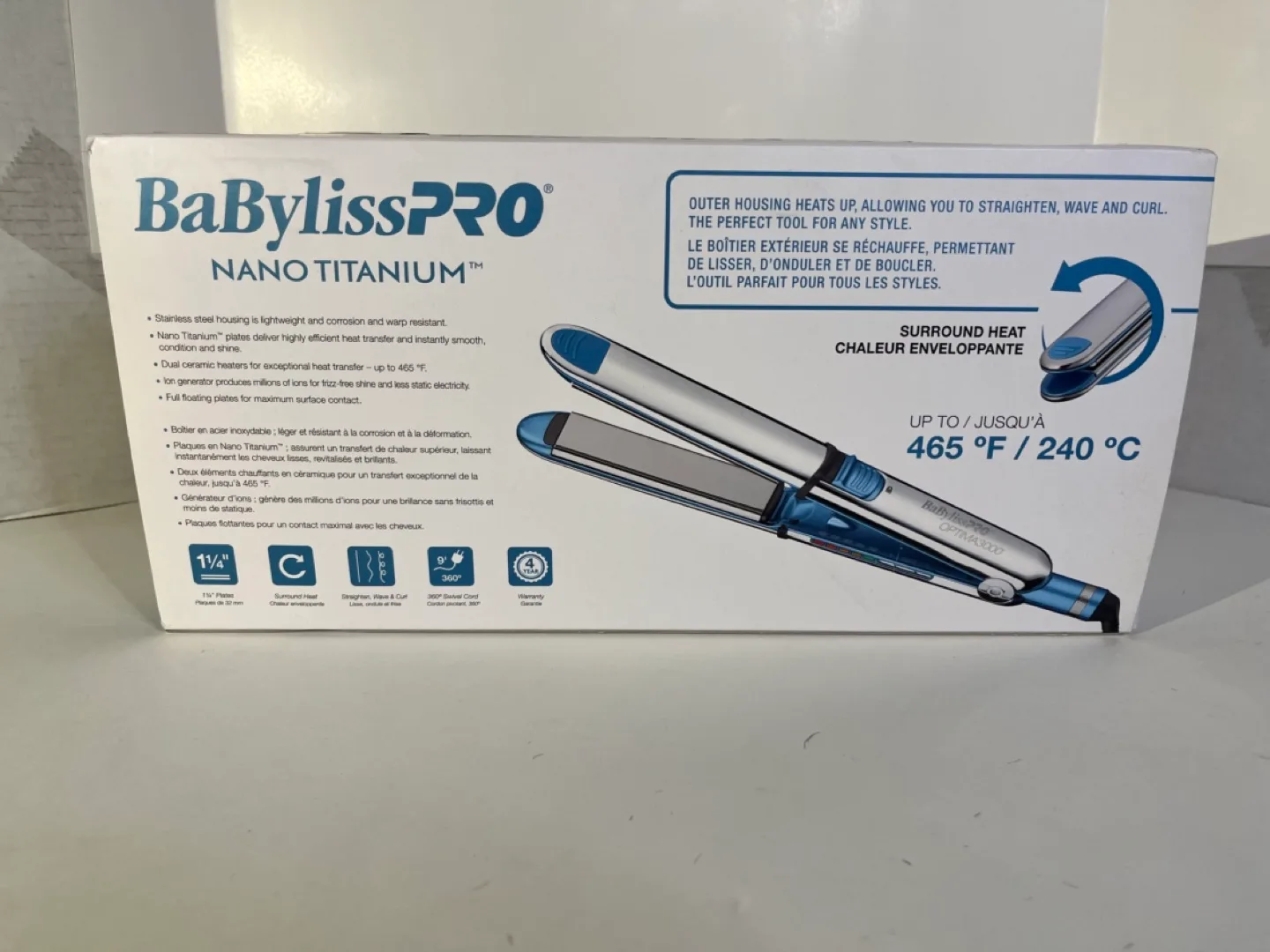 BaBylissPRO Nano Titanium Optima 3000 Flat Iron image indicator(3)