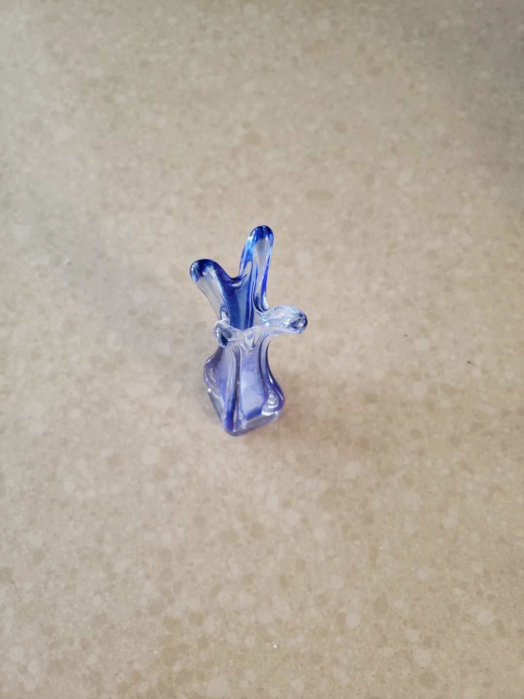 Beautiful Blue Glass Vase - photo 2