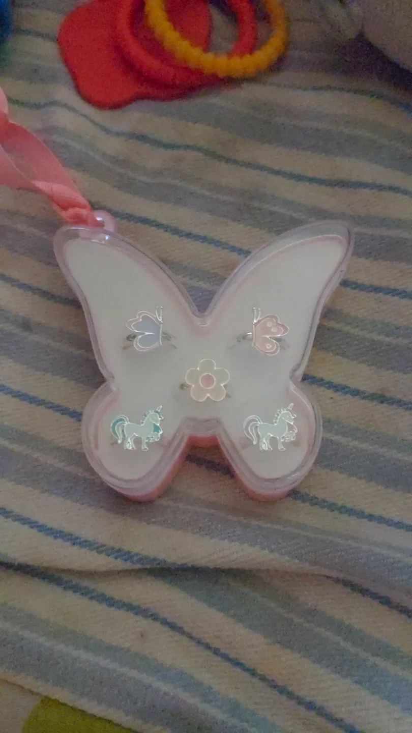 ardene butterfly ring set thumbnail