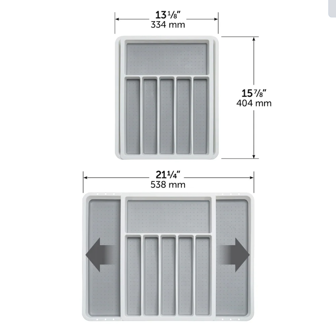 Home Basics Expandable Cutlery Tray - photo 5