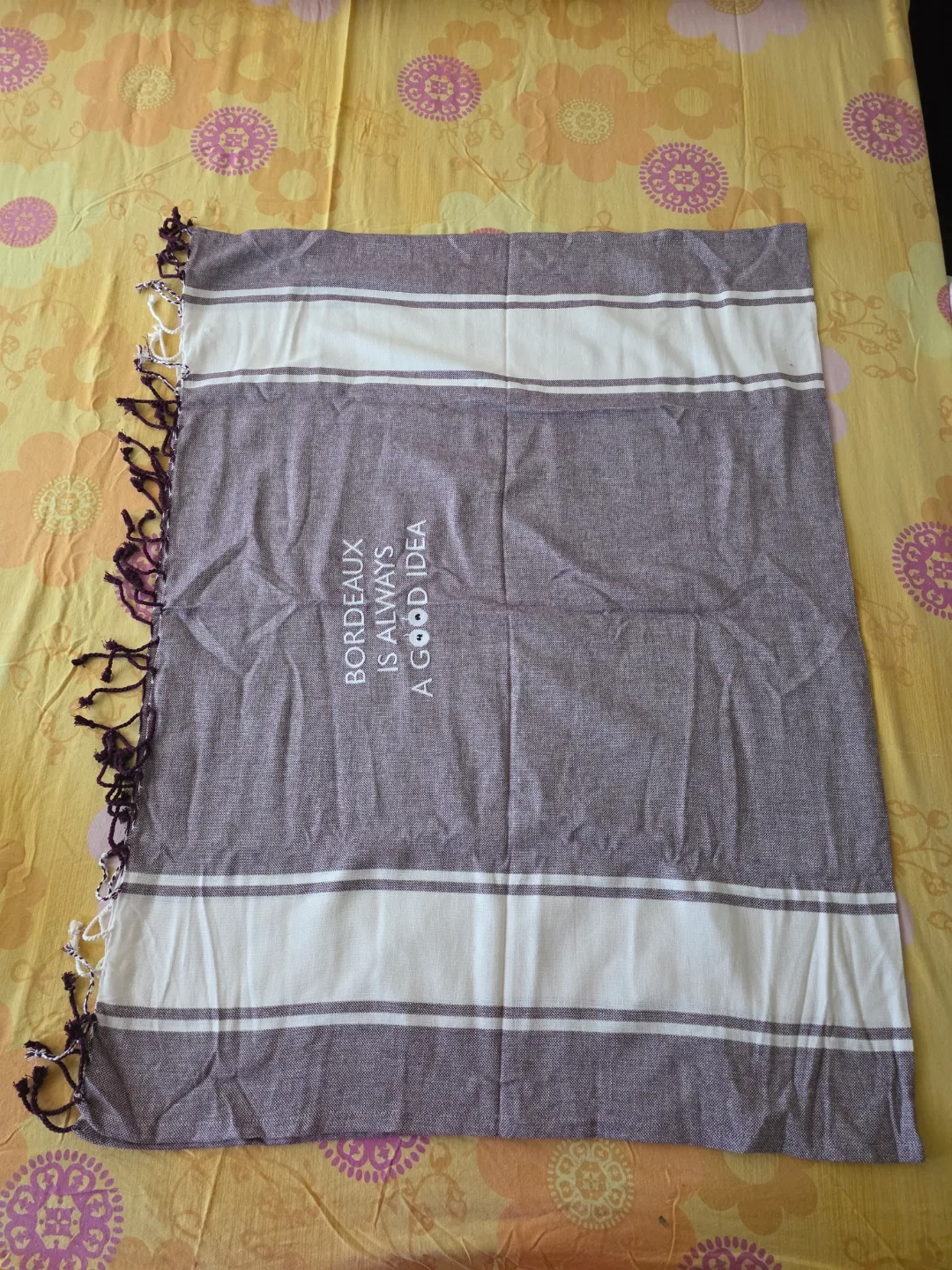 NEW Caudalie Beach Towel / Cotton Fouta image indicator(5)