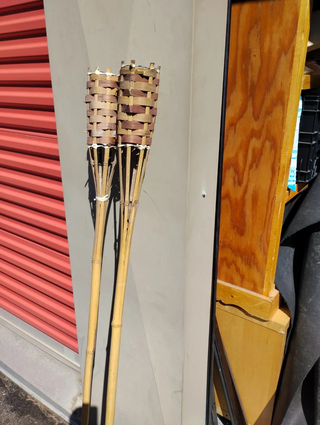 Pair of Bamboo Tiki Torches 🧡 thumbnail