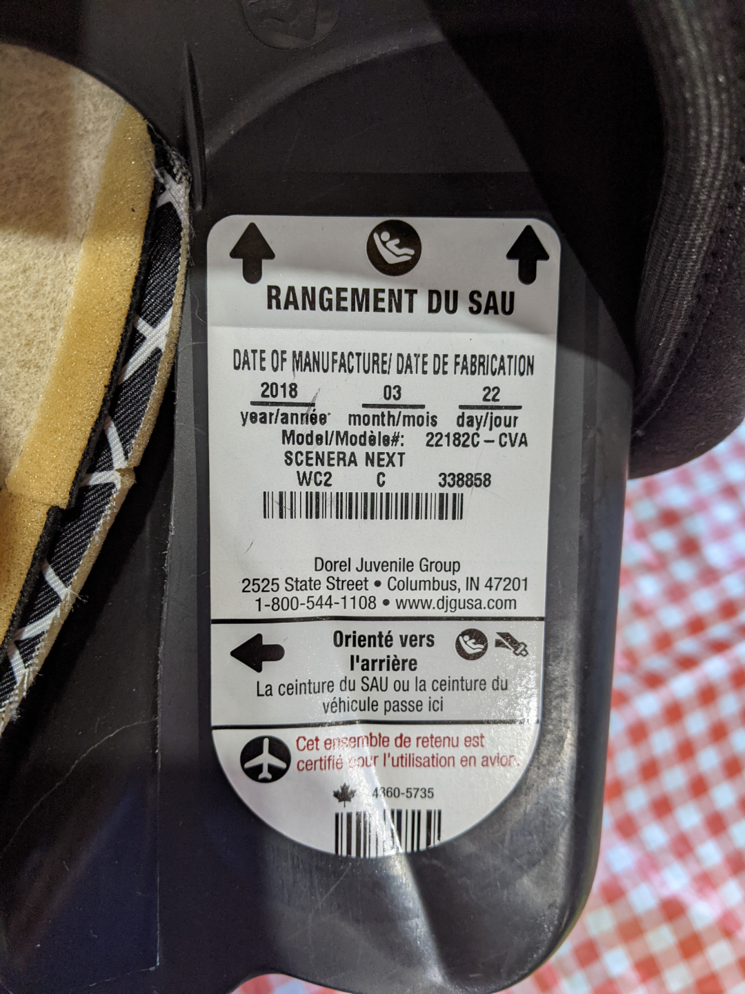 Cosco Scenera Next Car Seat - photo 2