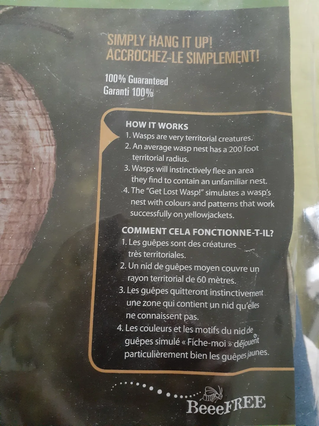 BeeFree Get Lost Wasp - 2 Pack image indicator(2)