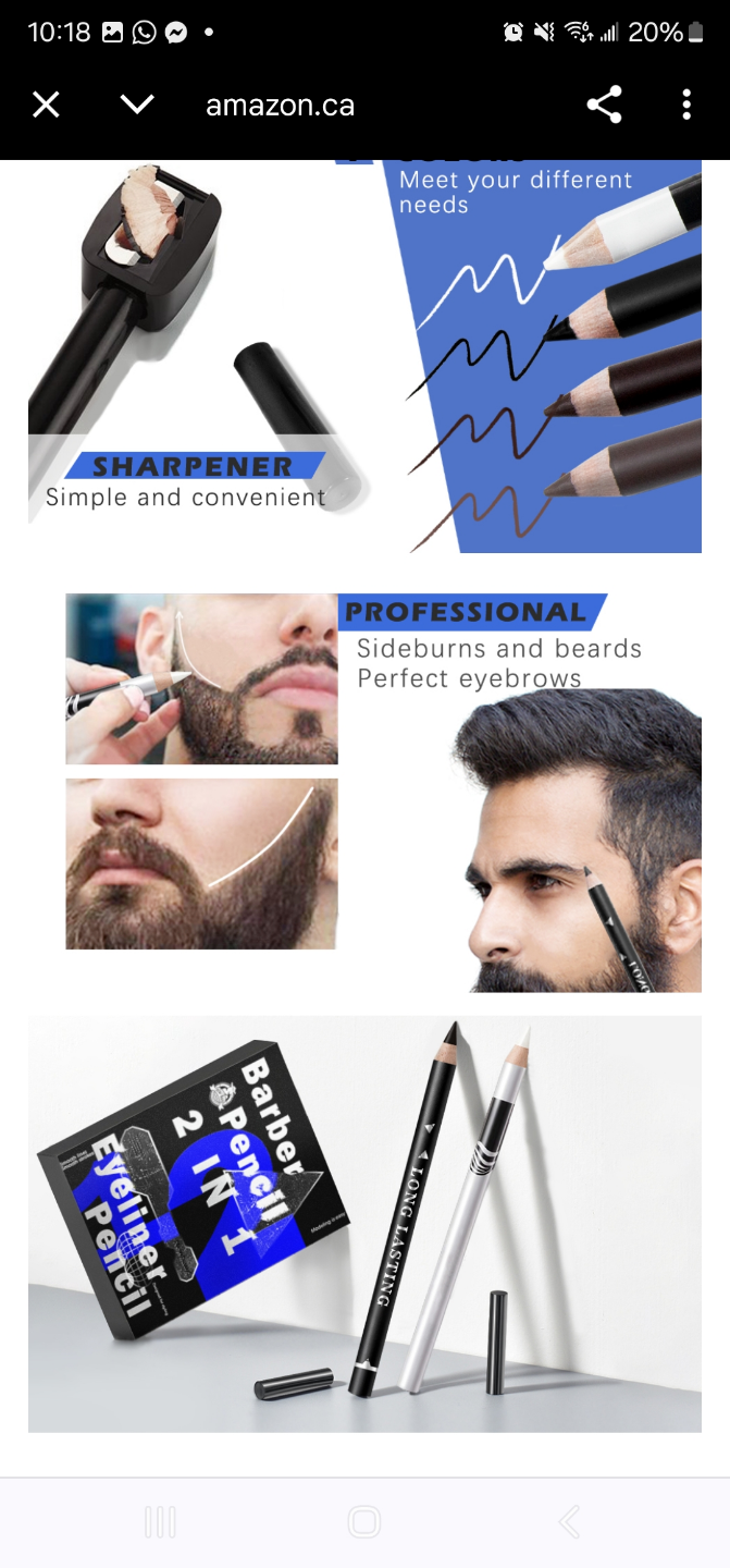 Long-lasting Barber Eyeliner Pencils - photo 2