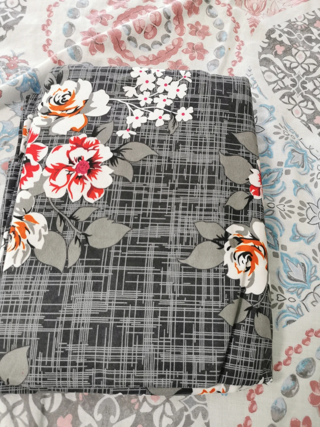 Ideas Collection King Size Bed Sheet Set - Floral Pattern - photo 5