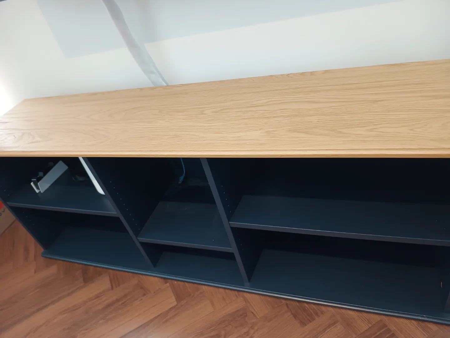 IKEA SKRUVBY TV Bench - Black-Blue image indicator(2)