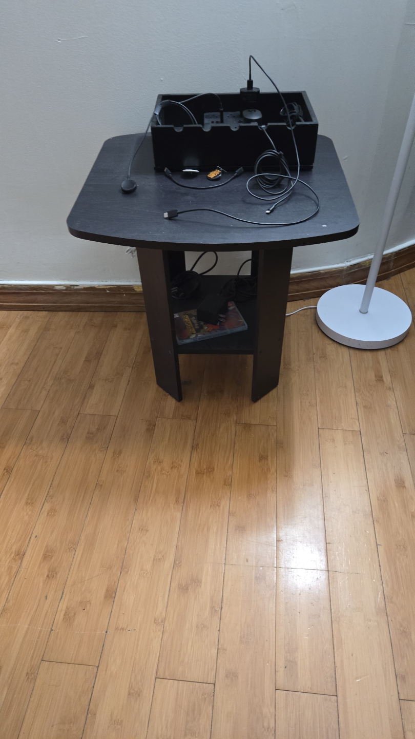 Small Dark Brown End Table