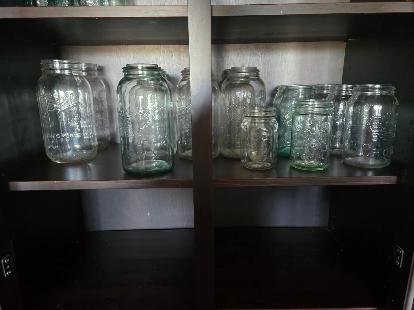 Collection of Vintage Glass Jars thumbnail