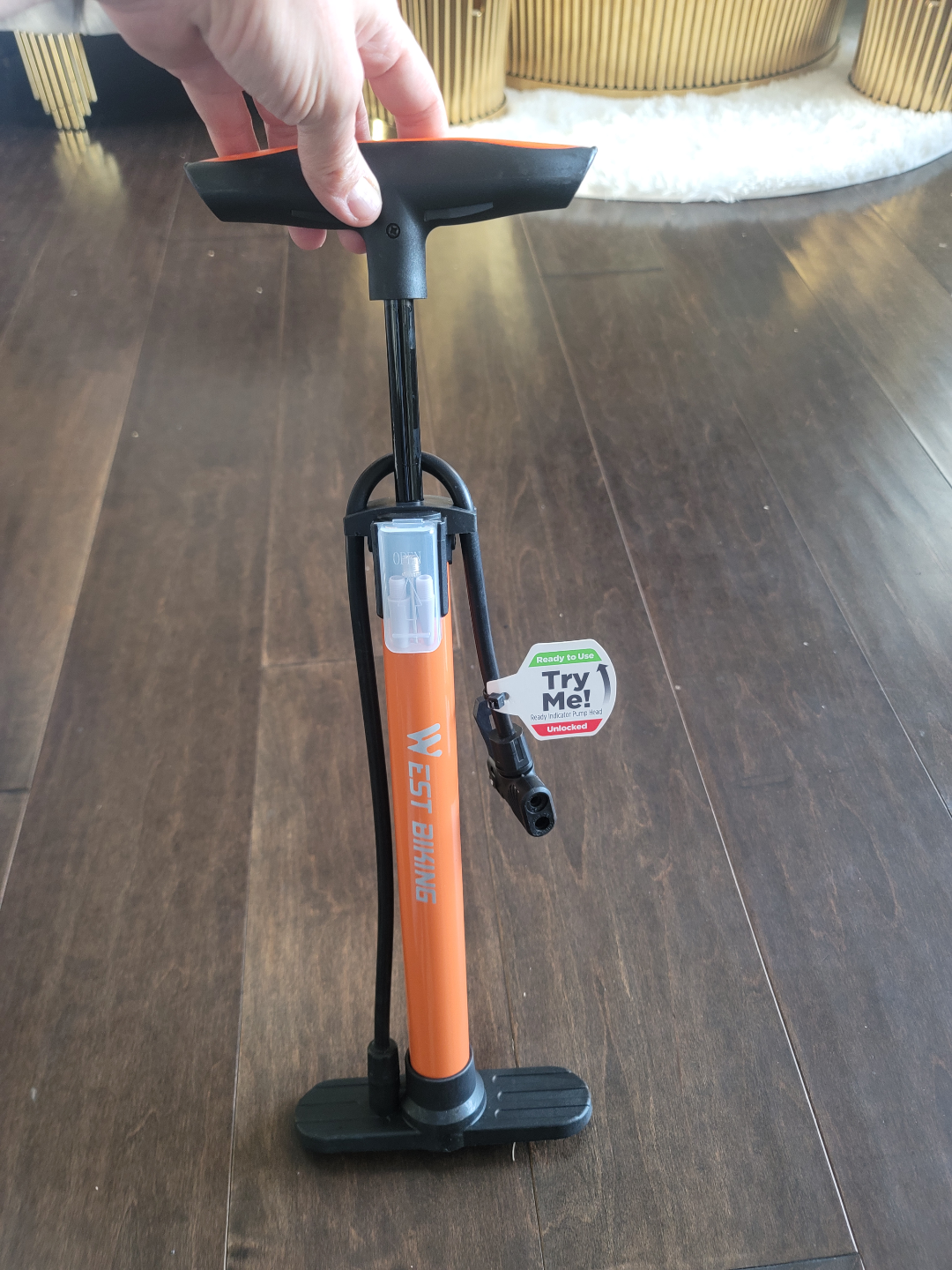 West Biking Portable Bike Pump - photo 5