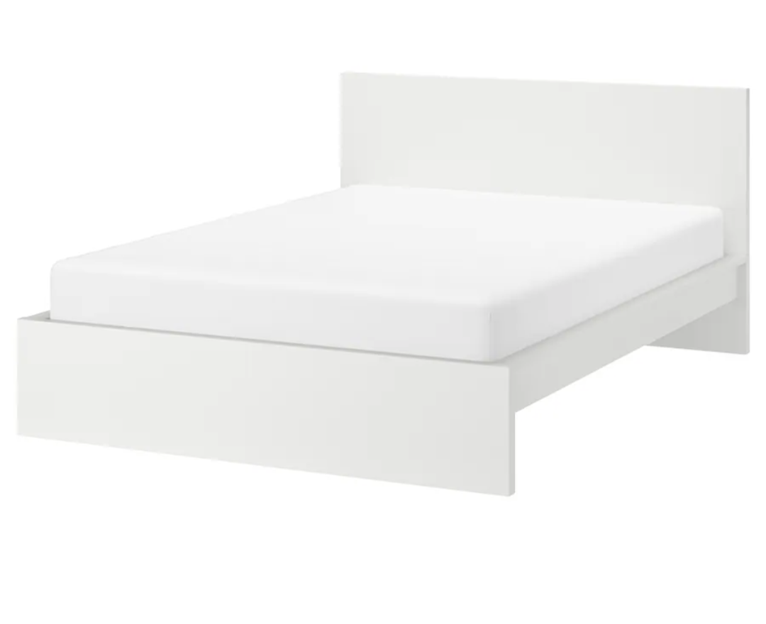 Moving sale - IKEA - Queen Platform Bed Frame - White