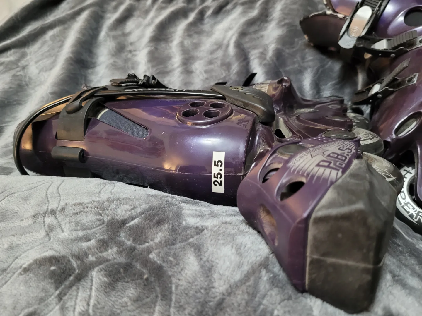 Vintage Roller Blades with Bauer Protective Gear image indicator(10)