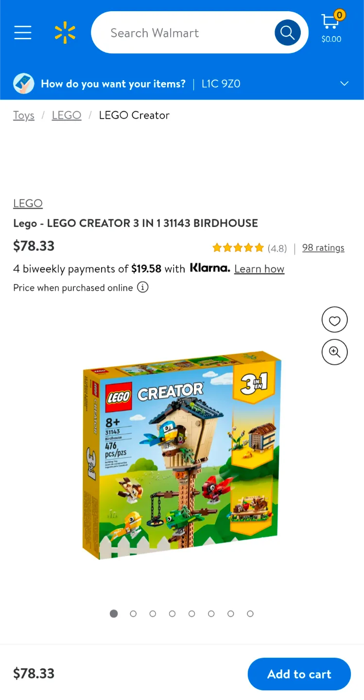 NEW IN BOX LEGO Creator 3-in-1 Birdhouse Set image indicator(4)