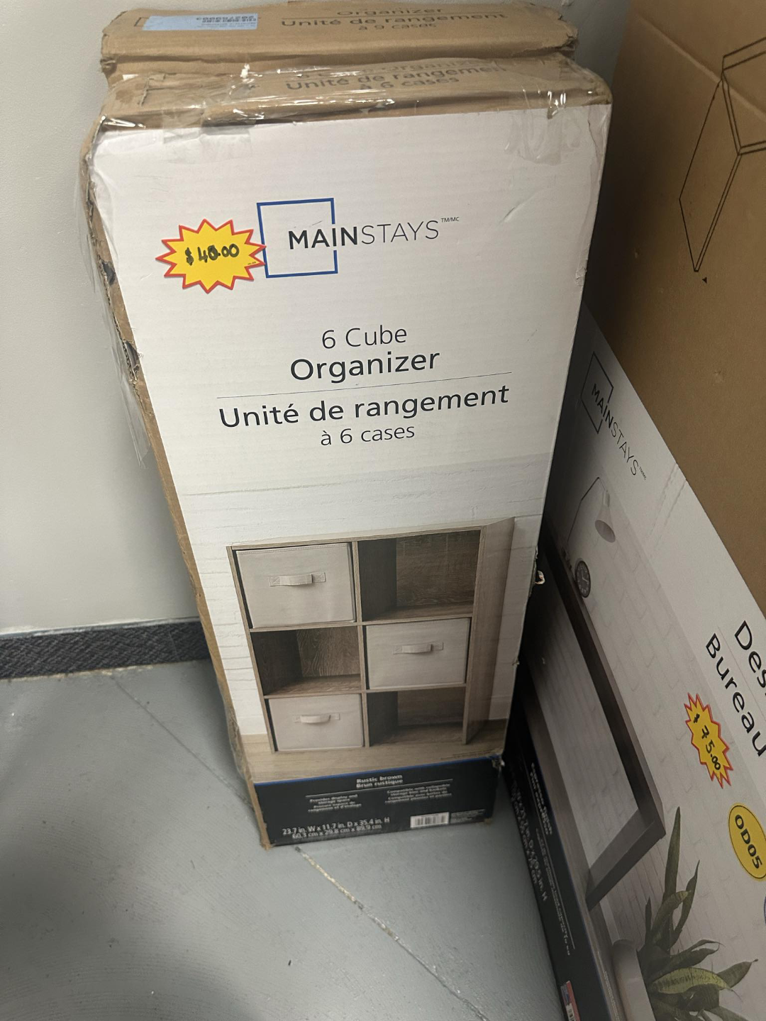 Mainstays 6 Cube Organizer - New in Box 🥕 - photo 3