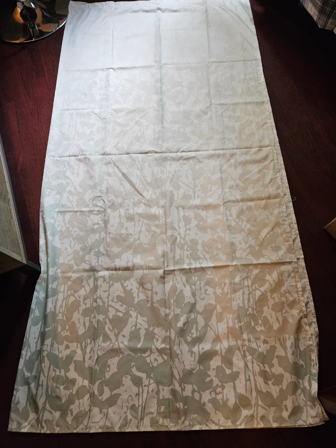 #freecycle Light Beige Abstract Pattern Shower Curtain image indicator(2)