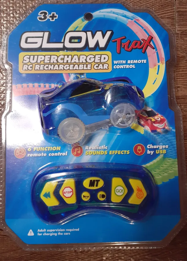 Glow Trax Supercharged Mega Set RC Track Set+Extra cars/ track! image indicator(3)