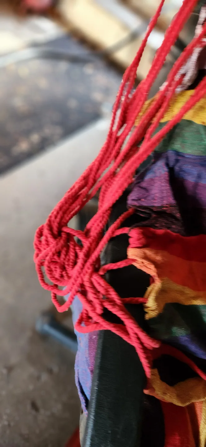 Rainbow Striped Hammock with Pillow🏒 image indicator(3)