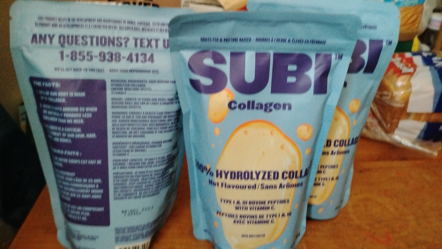 🧡3 NEW PACKS: Subi Collagen Powder - Unflavoured
