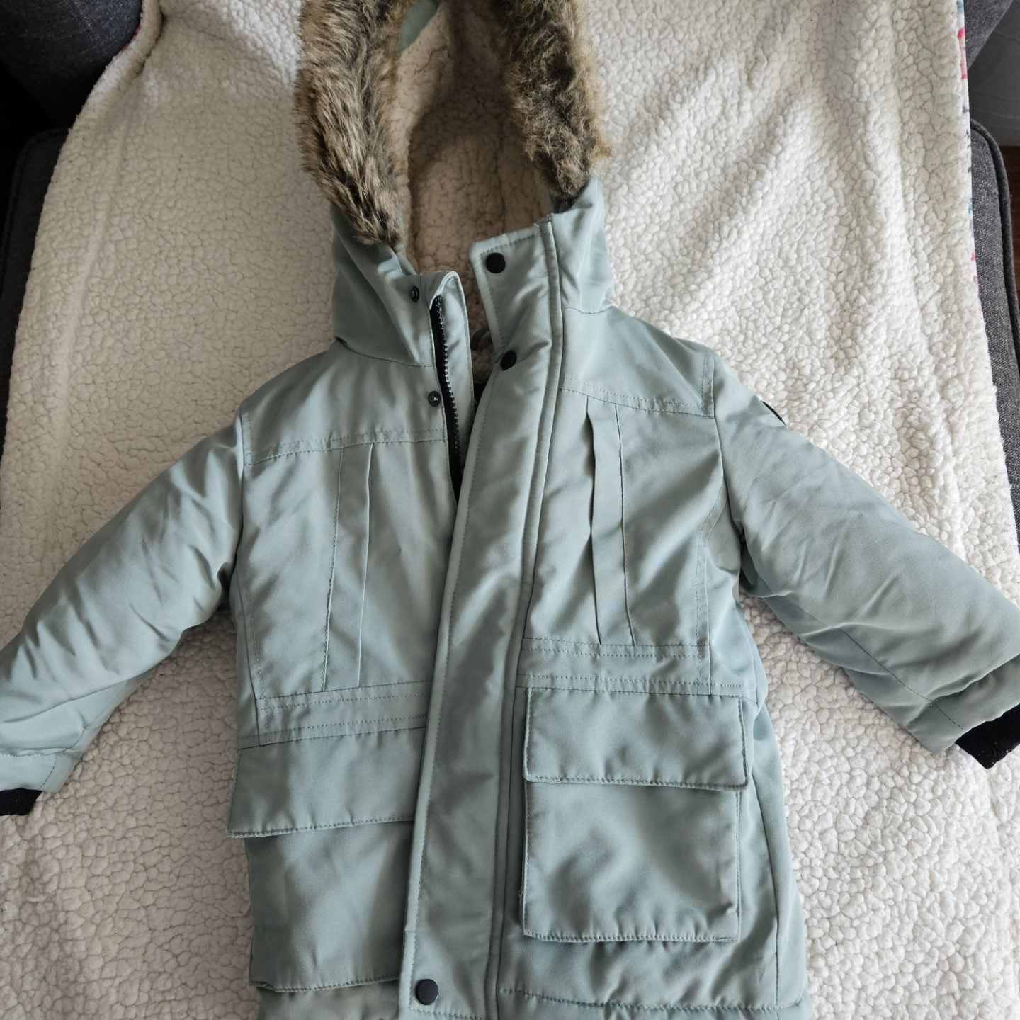 George Girls' Size 3T Winter Puffer Jacket