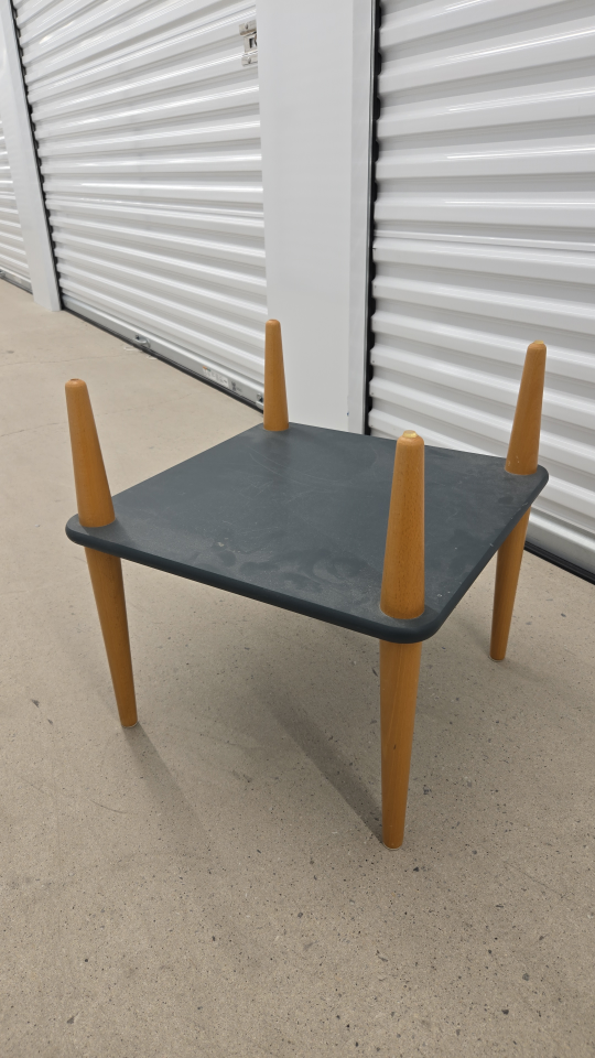 Glass Top with Wooden Legs Coffee  *FREE* Must go by Friday