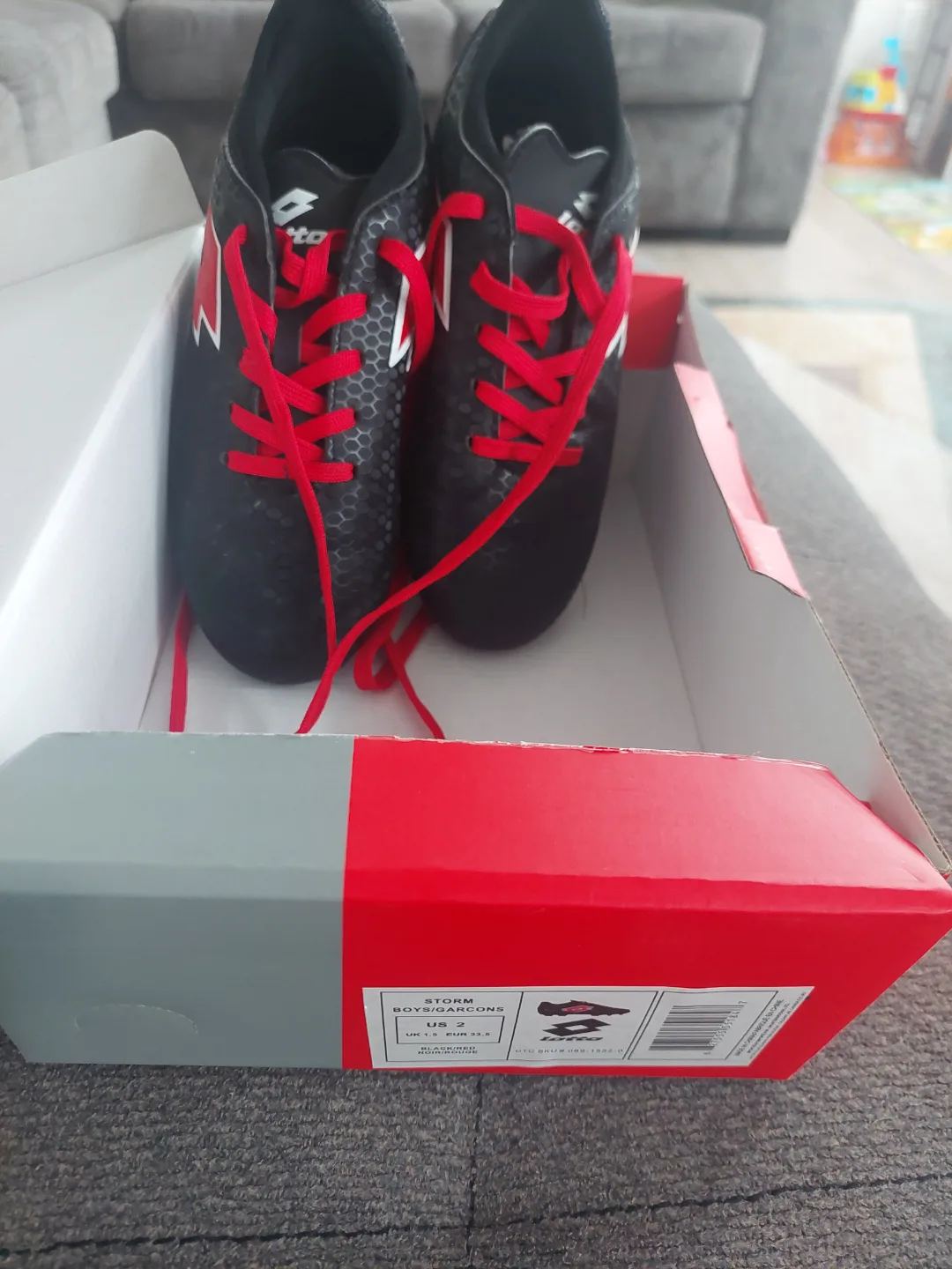 Lotto Boys Soccer Cleats - Size  2 thumbnail